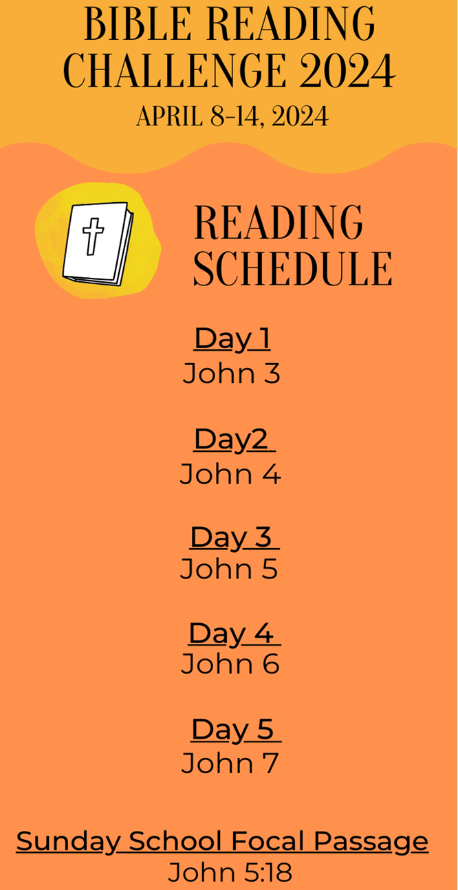 Week 16 Bible Readings