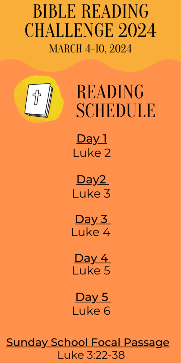 Week 10 Bible Readings